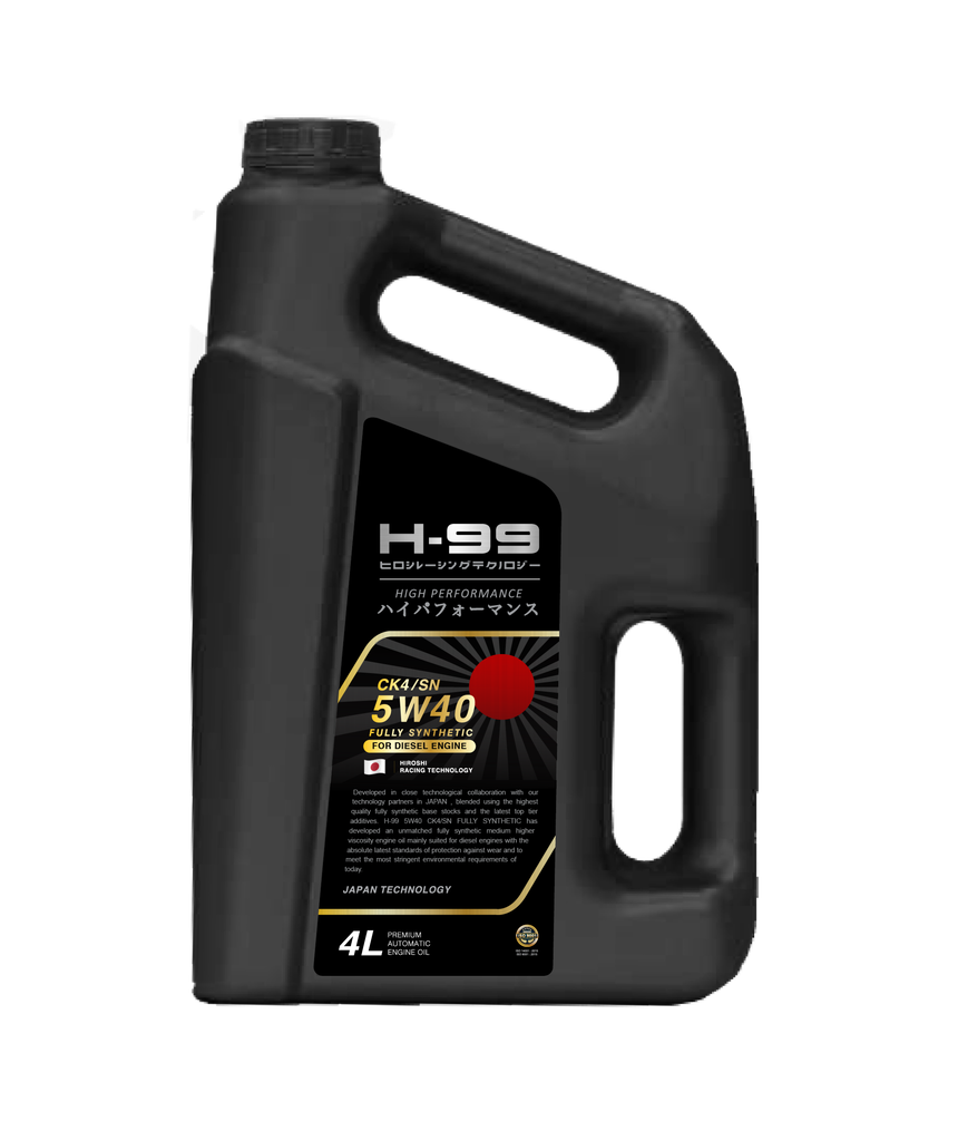 H-99 Lubricants 5W40 CK4/SN FULLY SYNTHETIC FOR DIESEL ENGINE