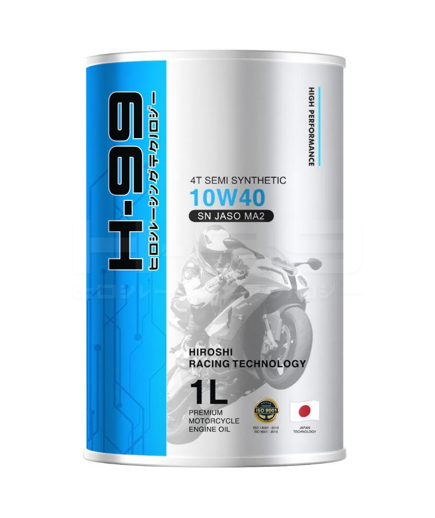 H-99 LUBRICANTS 4T SEMI SYNTHETIC SN JASO MA2