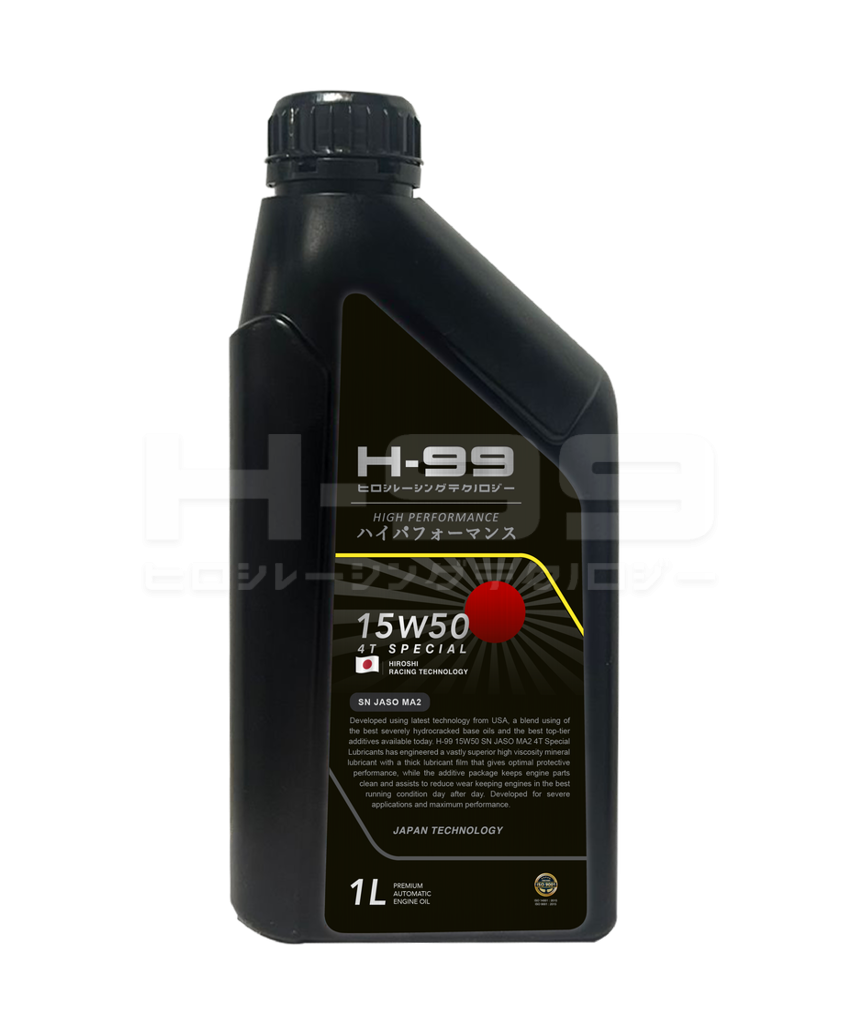 H-99 Lubricants 4T 15W50 SN JASO MA2 SPECIAL 